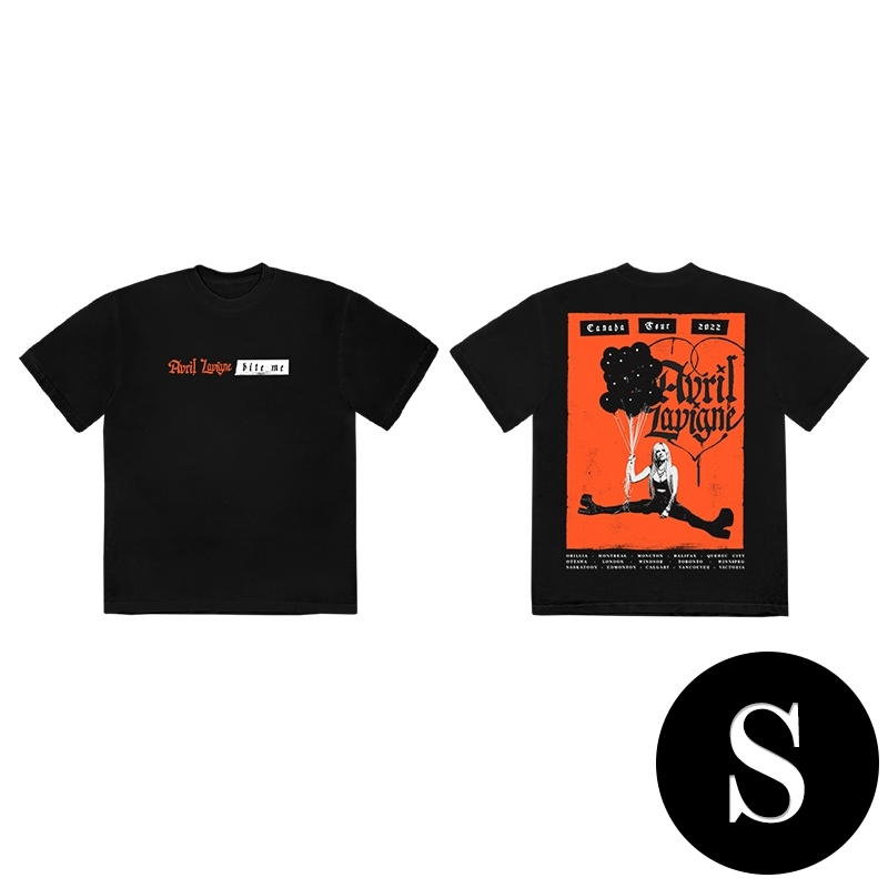 Bite Me Baroon Canada Tour Tシャツ (Black)Sサイズ : Avril Lavigne
