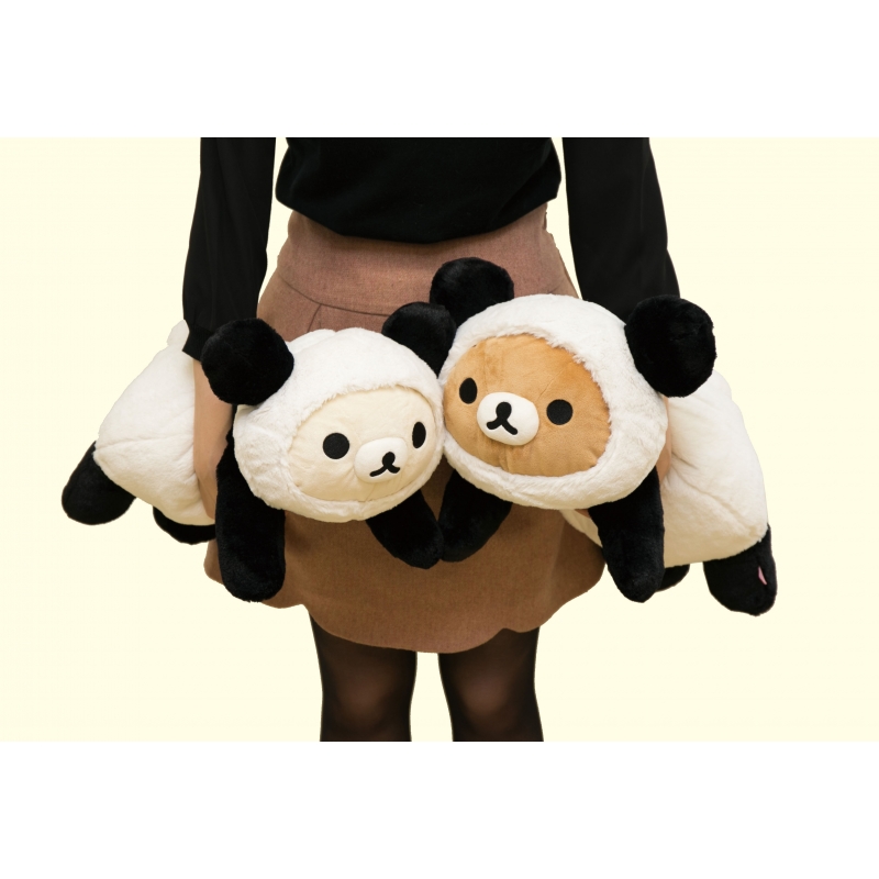 くたくた抱きぐるみ うつぶせリラックマ（パンダでごろん