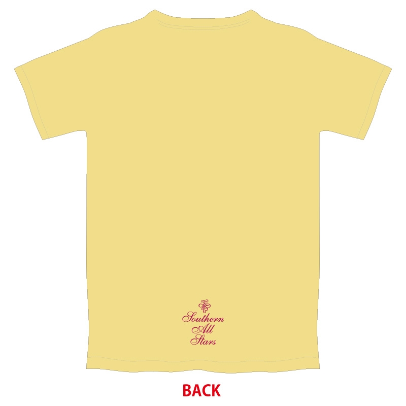 ワインボトルTシャツ 黄【S】 2回目/ サザンオールスターズ LIVE TOUR