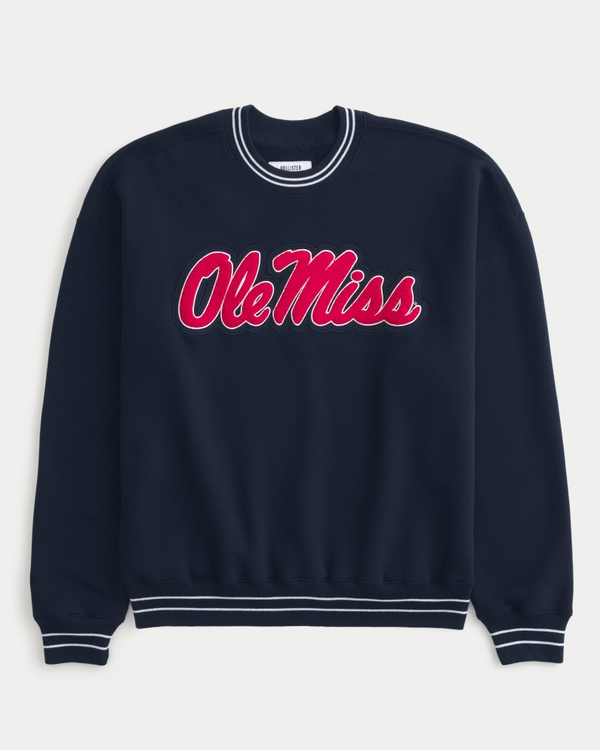 Men's Boxy Ole Miss Graphic Crew Sweatshirt | Men's Graphics Shop