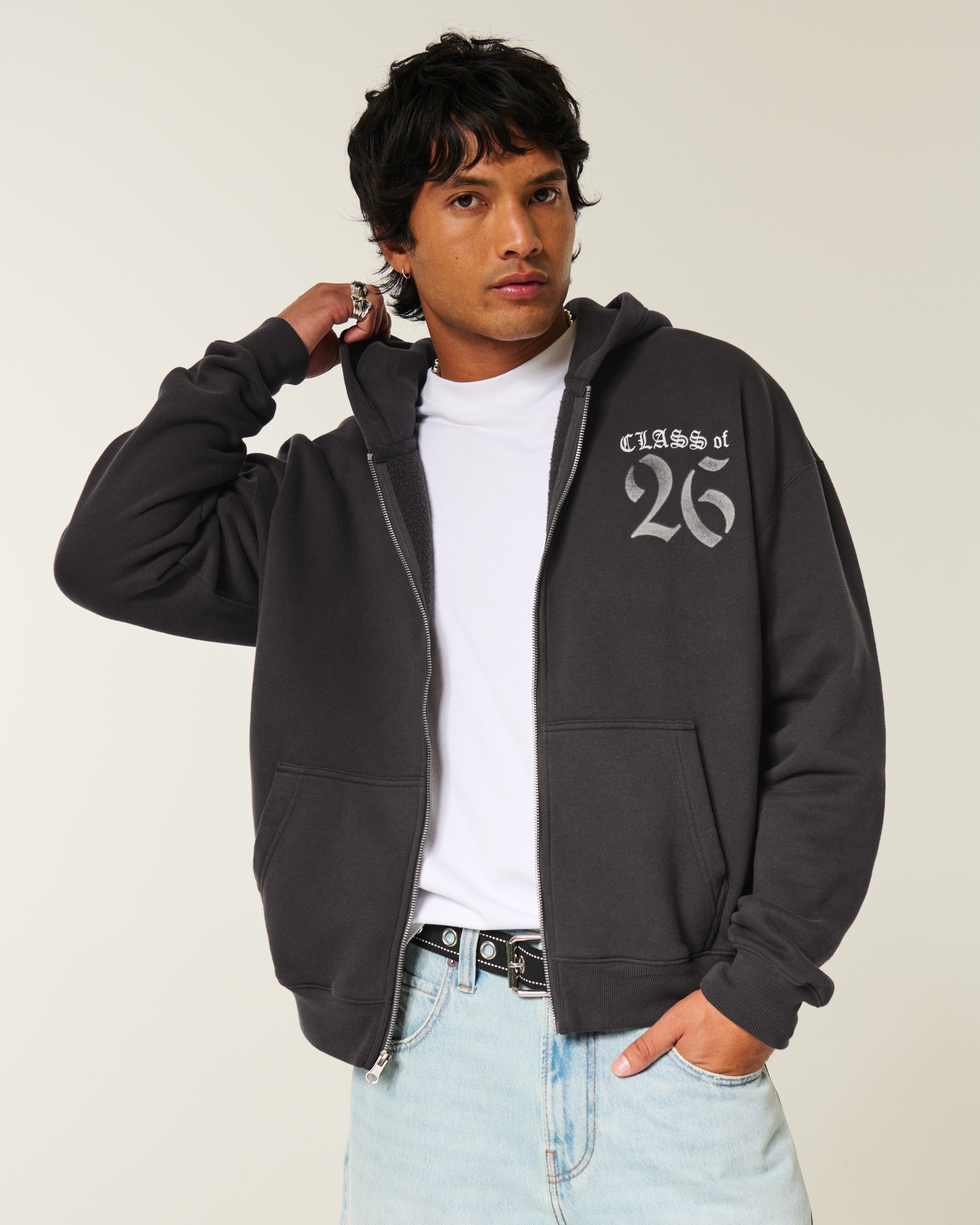 Hollister Boxy McLaren Graphic Zip-Up Hoodie | Liberty Center