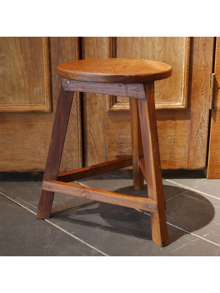 GMHK704○maruni / マルニ 孔雀 ヴィンテージ フットスツール GMHK704