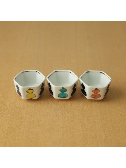 色絵 瓢箪 六角豆鉢/德永遊心（ボウル・鉢）｜Madu（マディ）｜HAKKA