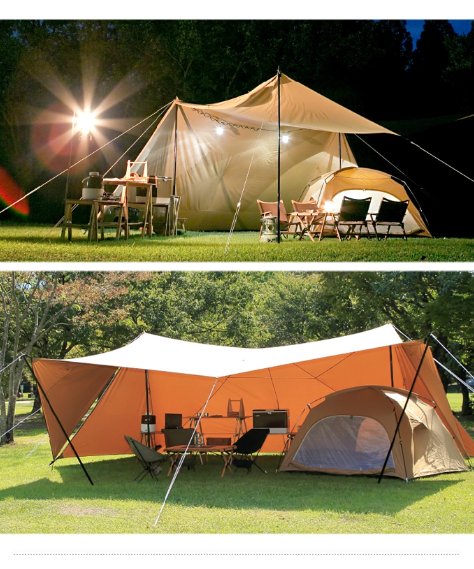 シェルタータープ ポール付き TCバタフライシェルター VP160202J01