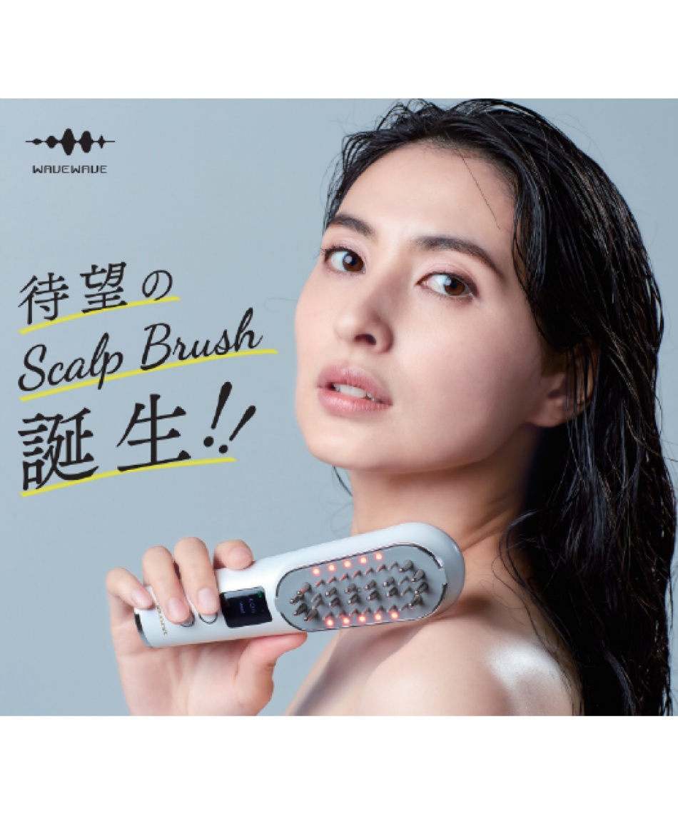 ウェイブウェイブ 頭皮ブラシ EMS RF 美顔器 リフトアップ SCALP BLUSH