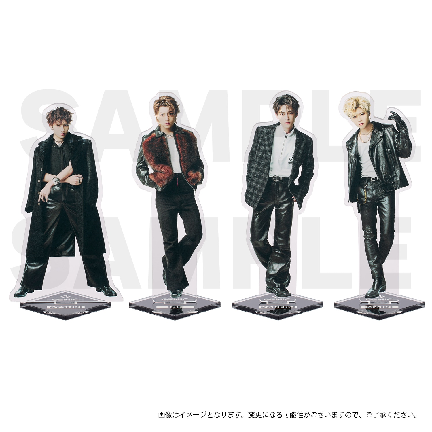 アクリルスタンド - GOODS | 男女7人組ダンス&ボーカルグループ GENIC