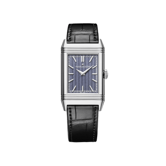 ホワイトゴールド製メンズウォッチ レベルソ・トリビュート・エナメル