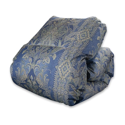 モリリン エクセル羽毛掛け布団 シングルロング ブルー150x210cm