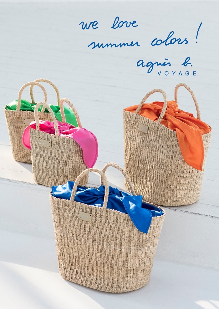 アニエスベー ボヤージュ】色鮮やかなかごバッグ登場 - JJ