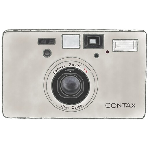 ジャンク】 CONTAX コンタックス コンパクトカメラ T3 フィルムカメラ
