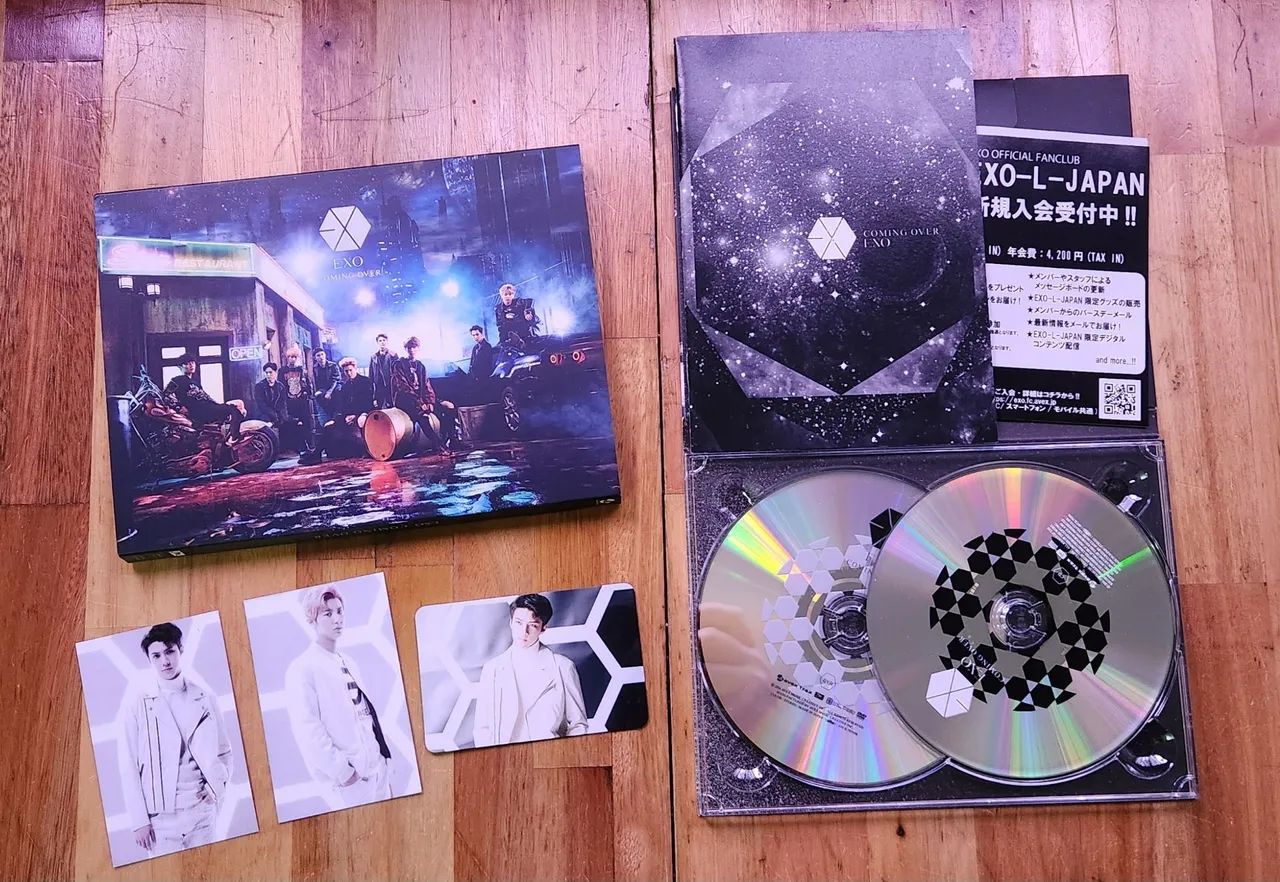 Álbum Japonês EXO - Coming Over (CD / DVD) - CDs, DVDs etc