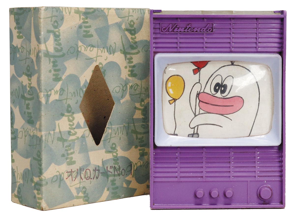 任天堂 オバケのQ太郎 絵本トランプ ケース紫