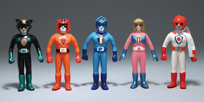 ポピー ザ・バトルマン5体セット/バトルフィーバーJ/ソフビ