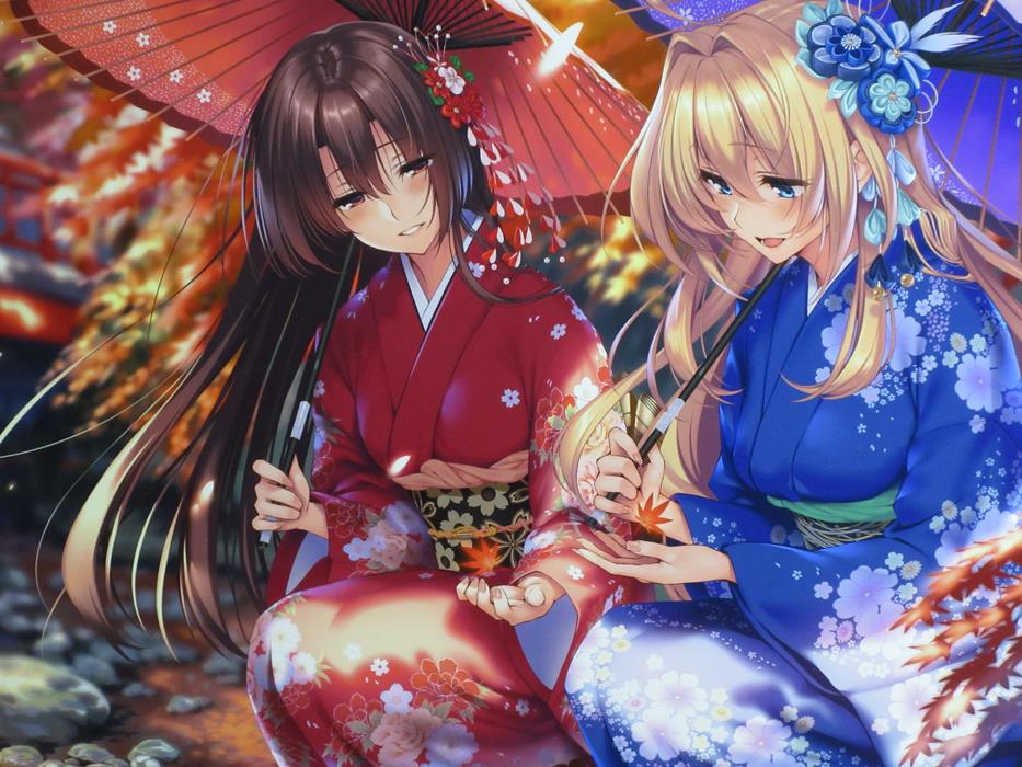 カラー複製イラスト ピロ水 秋麗-あきうらら- PG-11339