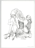 3123] 藤田和日郎 直筆サイン入りカラー複製イラスト「からくりサーカス」