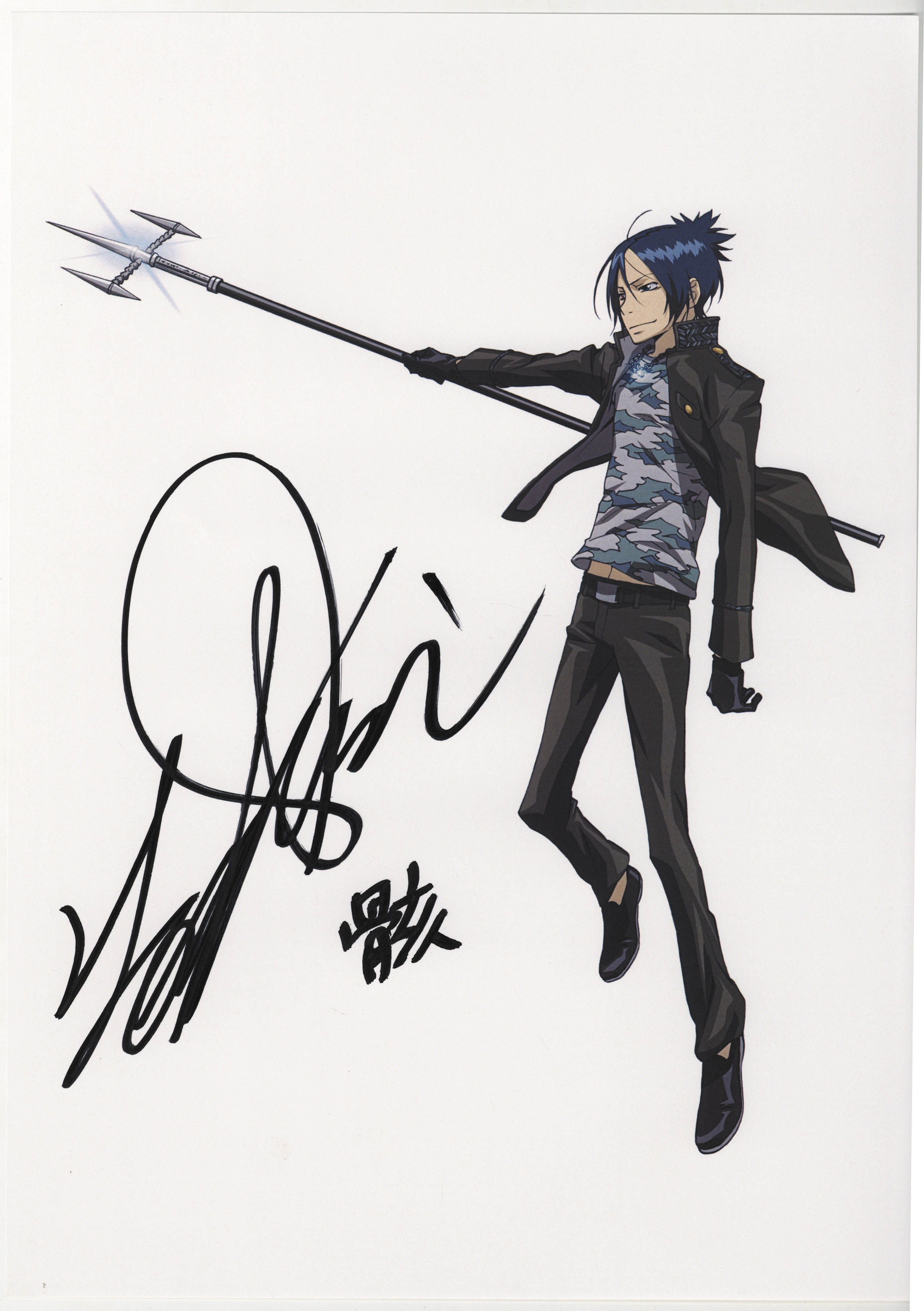 家庭教師ﾋｯﾄﾏﾝREBORN!」声優直筆ｻｲﾝ入りｶﾗｰ複製ｲﾗｽﾄ15枚ｾｯﾄ