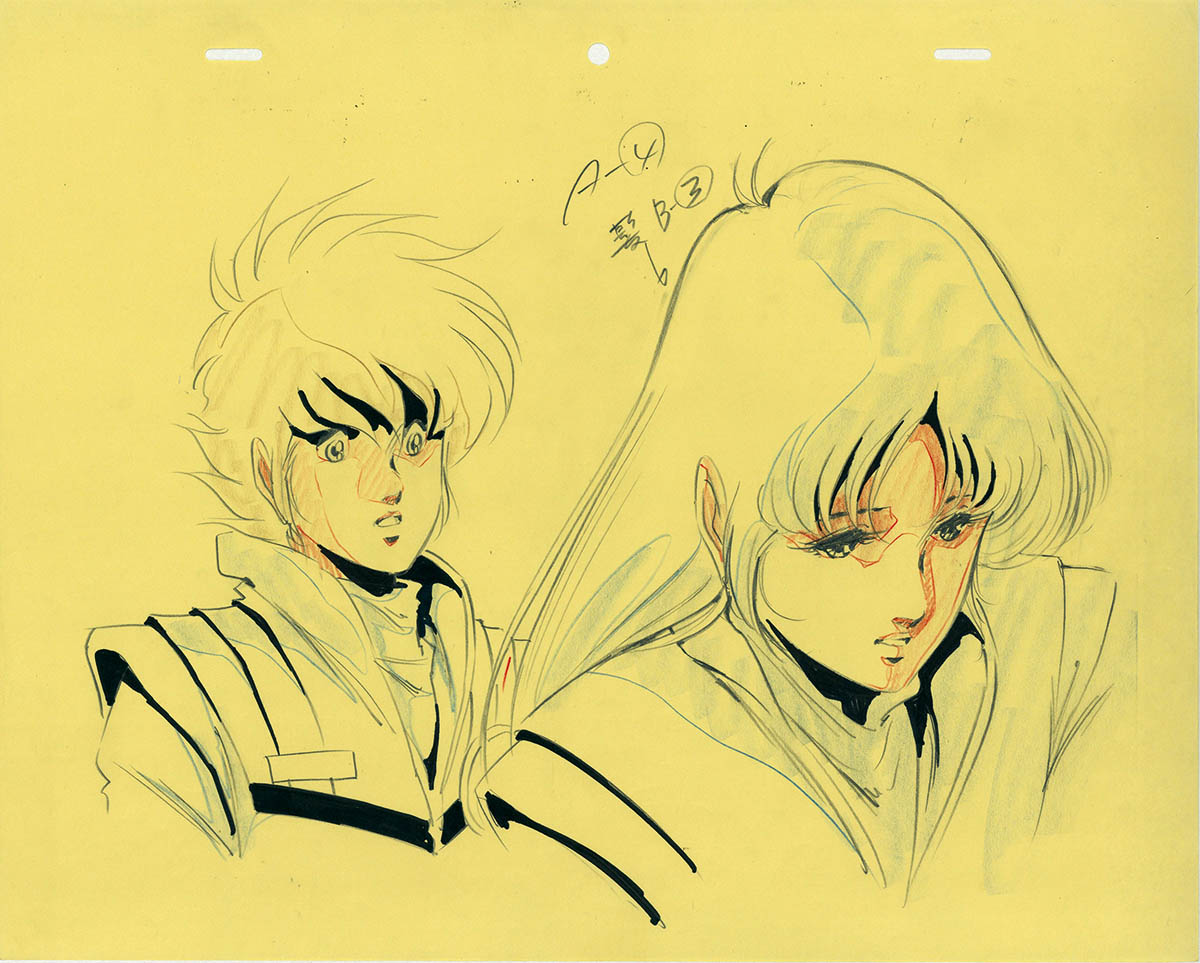 3323] 超時空要塞マクロス 愛・おぼえていますか 修正原画 / 直筆