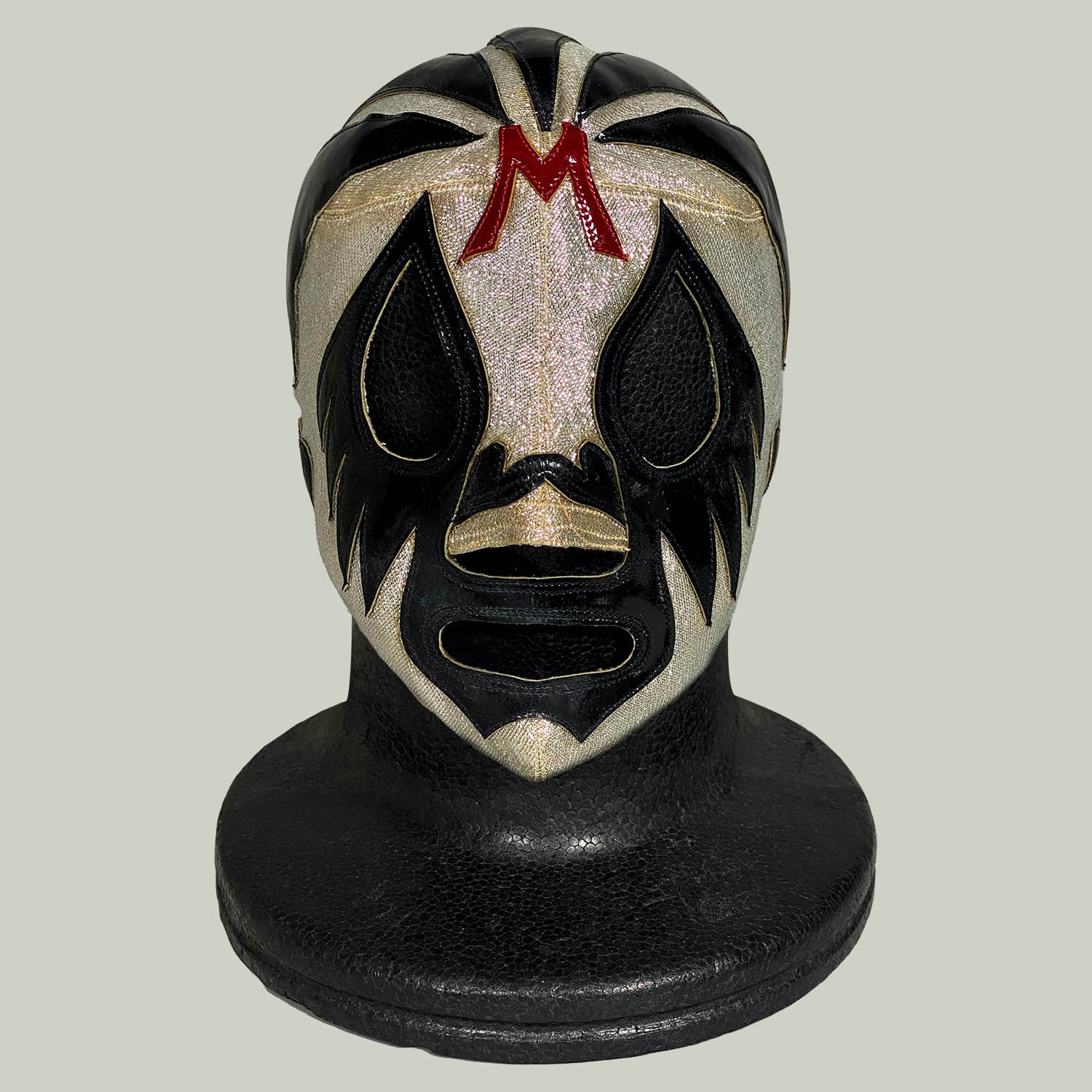 5512] ロペス製 ミル・マスカラス 銀ラメ×黒フチ