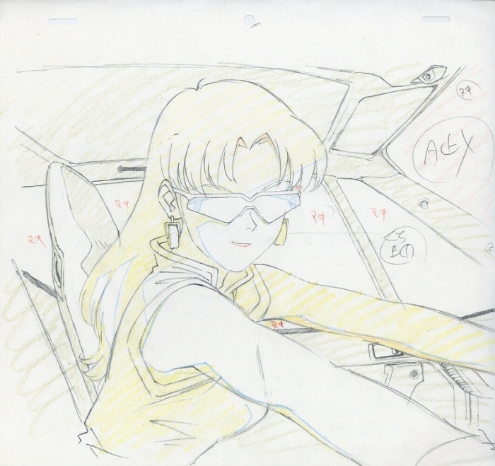 新世紀エヴァンゲリオン 原画 葛城ミサト
