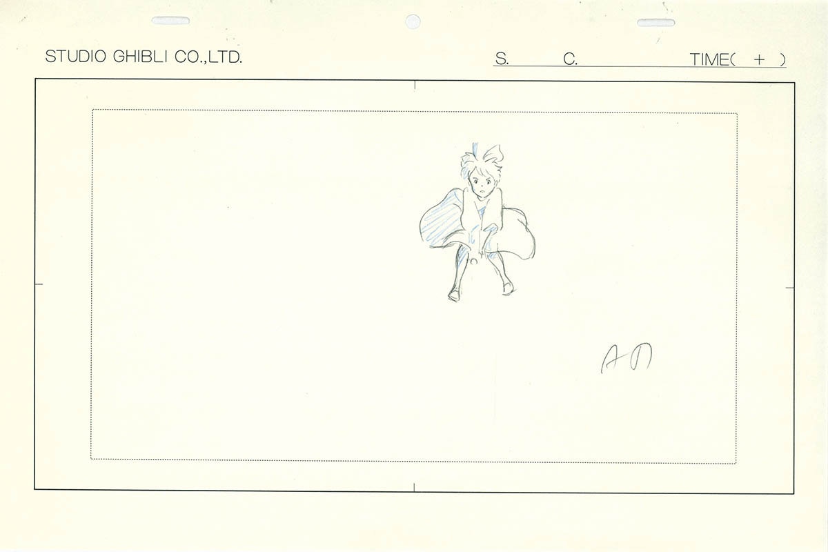 2441] 魔女の宅急便 ラフ原画 / 直筆:宮崎駿