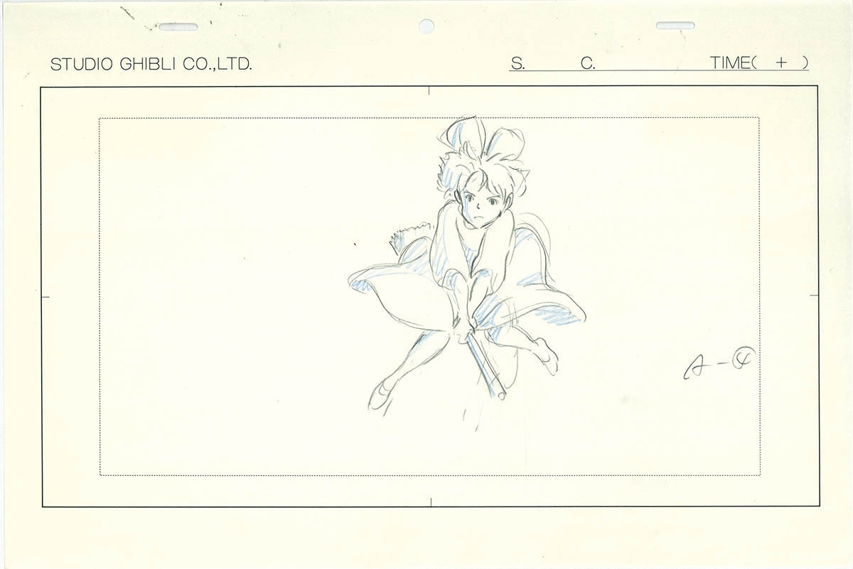 2441] 魔女の宅急便 ラフ原画 / 直筆:宮崎駿