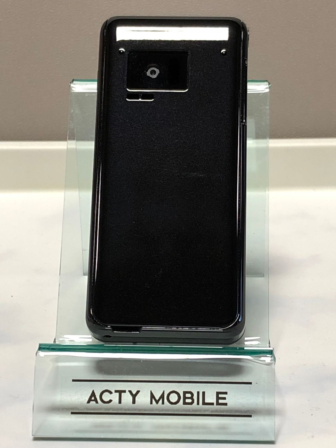 ムスビー｜ドコモガラホ P-smart P-01J ブラック SIMロック解除済 美品