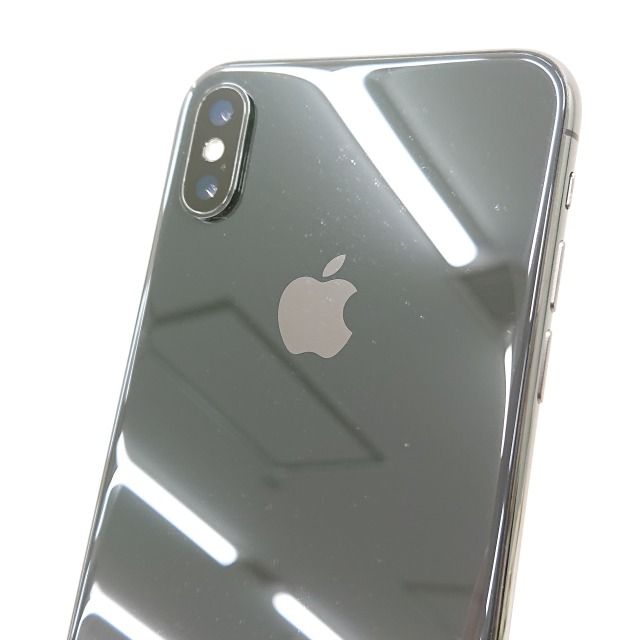 ムスビー｜iPhoneX 64GB docomo スペースグレイ c01503【iPhone X au