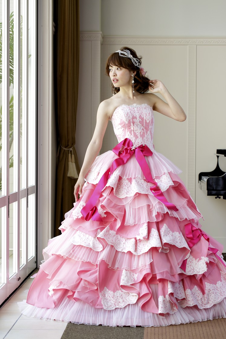 ピンクジョゼット｜THE HANY(ザ ハニー)のウェディングドレス