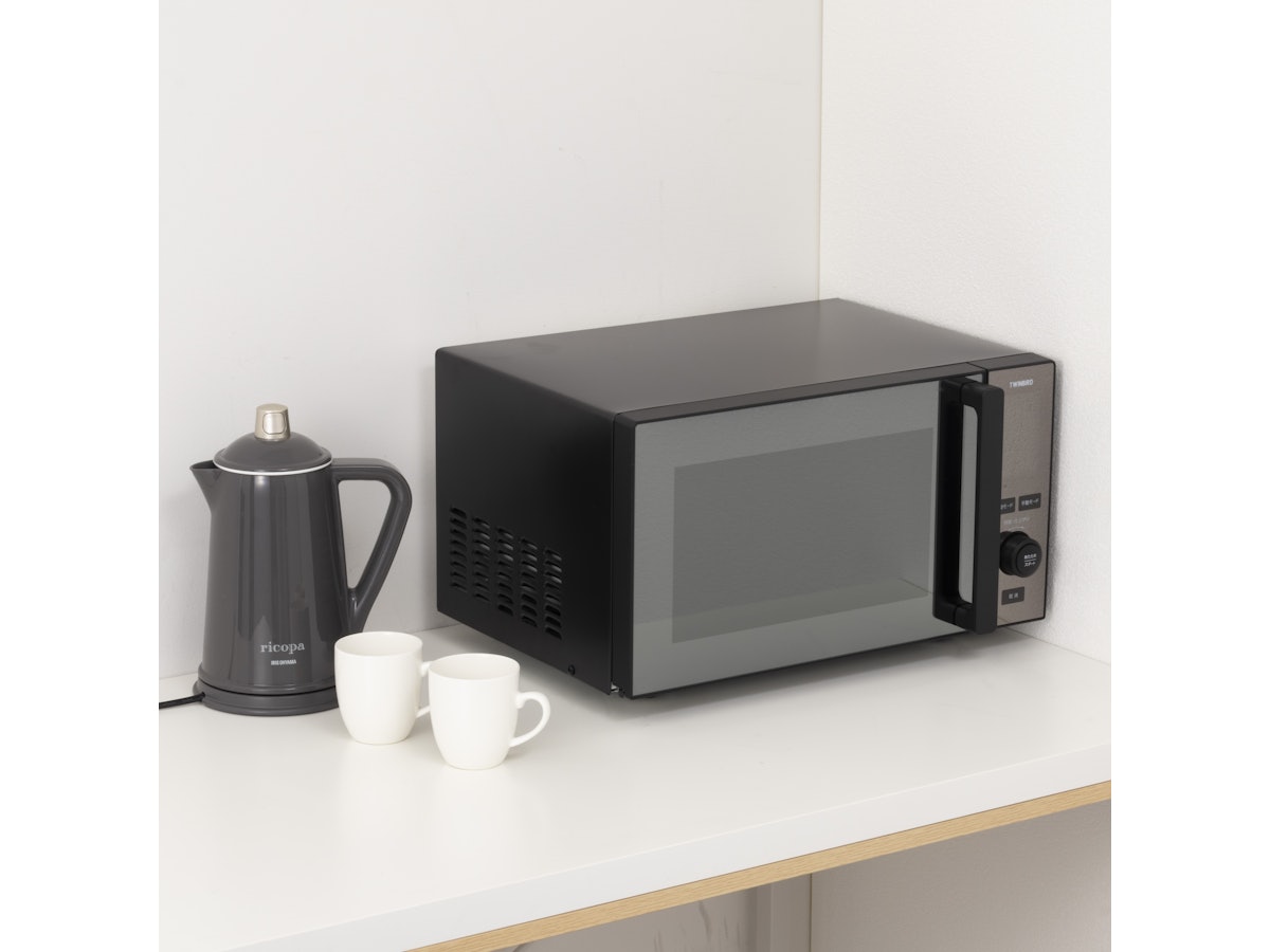 ツインバード TWINBIRD センサー付フラット電子レンジ DR-E273Bを検証