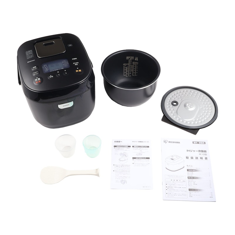 2022年製 アイリスオーヤマ 銘柄炊き IHジャー炊飯器 RC-IK10-B