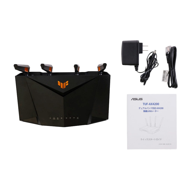 ASUSTEK COMPUTER TUF Gaming デュアルバンドWiFi 6ゲーミングルーター