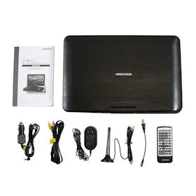 グリーンハウス 15.4型フルセグTV内蔵ポータブルDVDプレーヤー GH