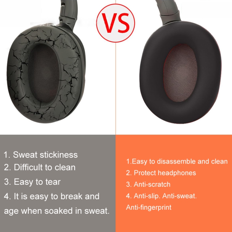 Sony ULT Wear WH-Ult900N ヘッドセット用 1 ペアシリコンイヤーパッド