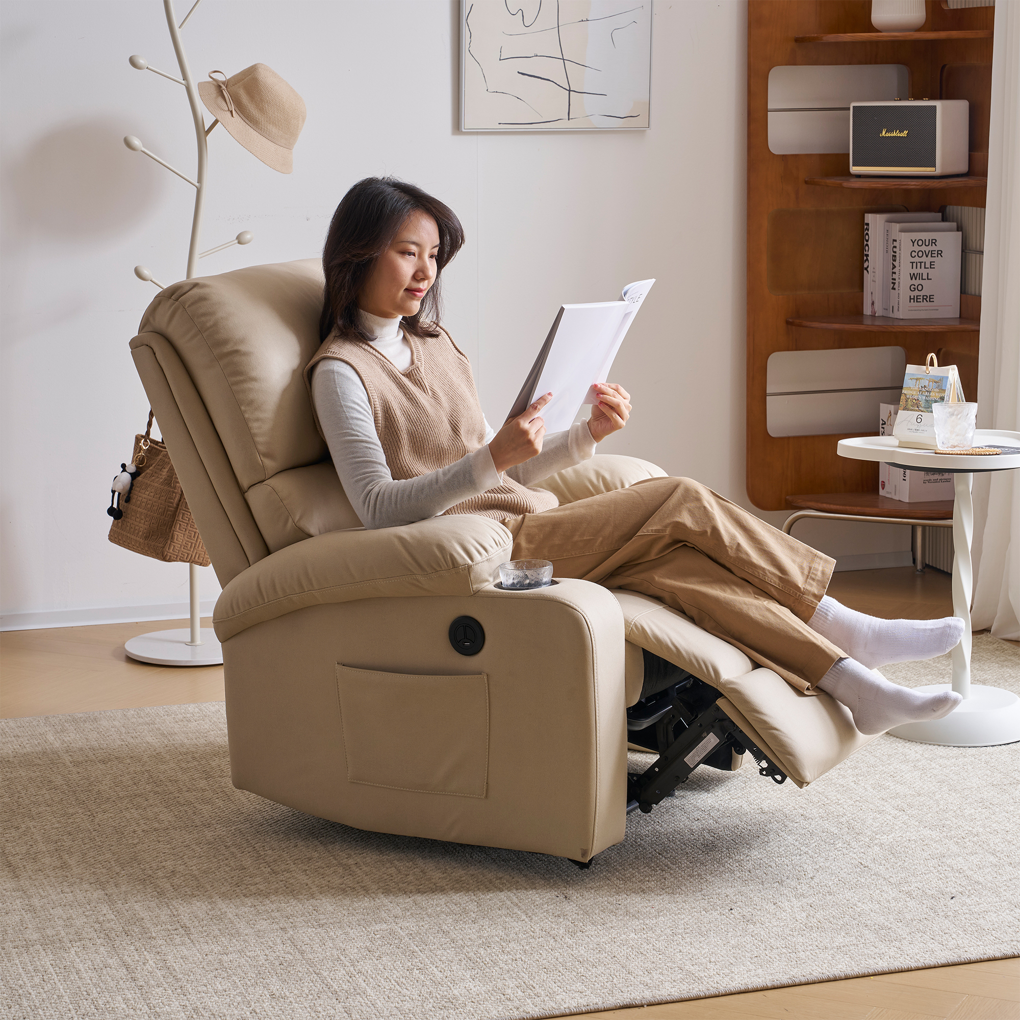 電動ダブルクッションリクライニングソファ | 機能性と快適さを追求