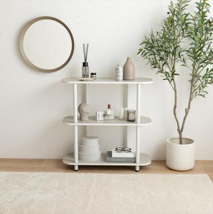 韓国インテリア風木製ボード3段ラック | 見映えと実用性を両立する万能