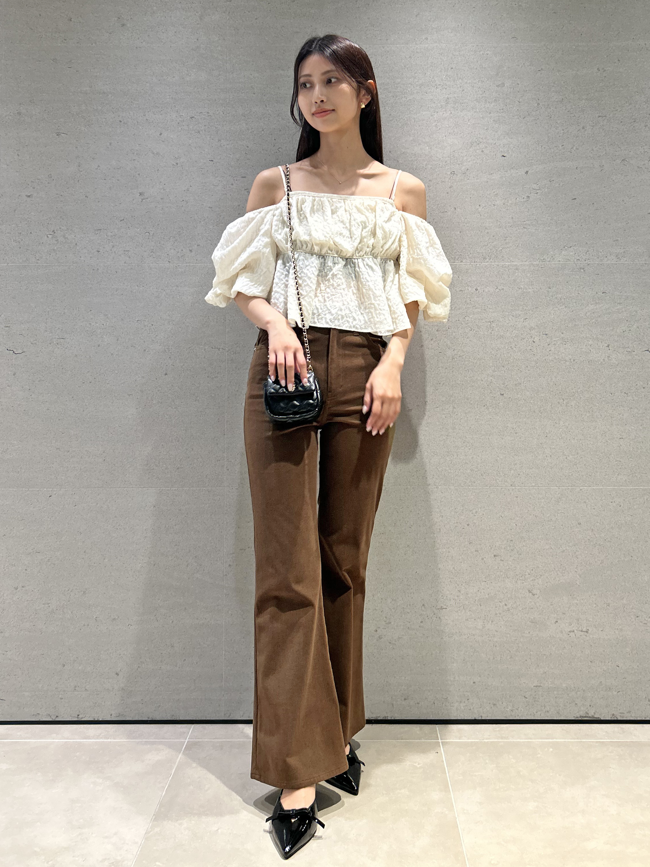 STYLEUPPANTS】ハイウエストフレア(ロングパンツ)｜パンツ｜SNIDEL