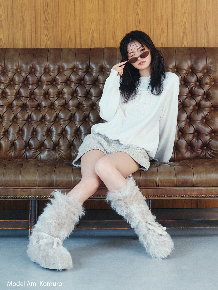 レースアップファーブーツ(ブーツ)｜シューズ｜SNIDEL(スナイデル)の