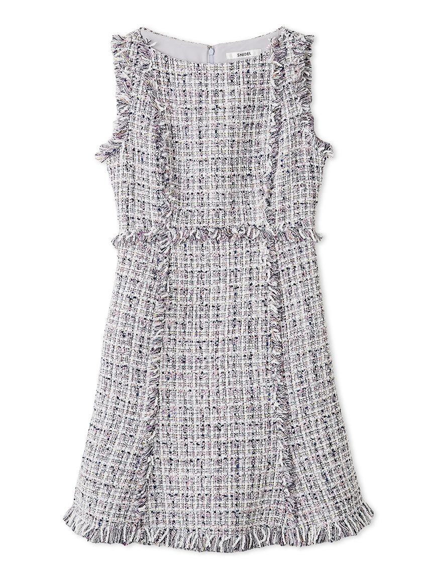ツイードミニワンピース(ミニワンピース)｜ワンピース｜SNIDEL