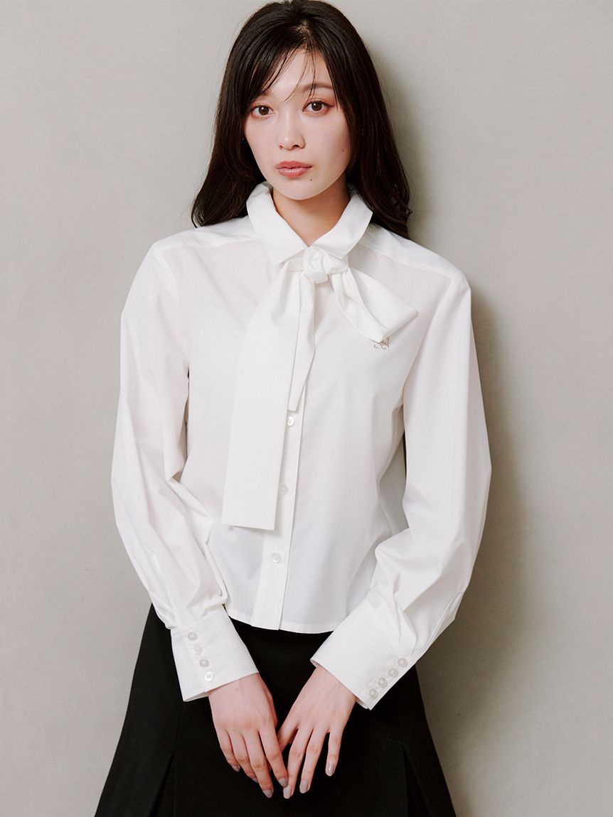 ボウタイシャツ(シャツ・ブラウス)｜トップス｜SNIDEL(スナイデル)の
