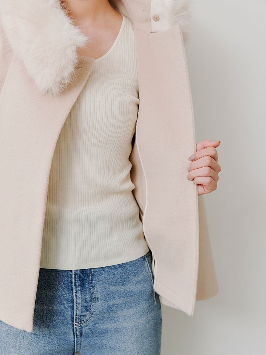 ショートケープコート(コート)｜アウター｜SNIDEL(スナイデル)の通販