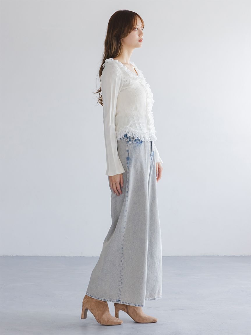 レイヤードデザインパンツ(ロングパンツ)｜パンツ｜SNIDEL(スナイデル