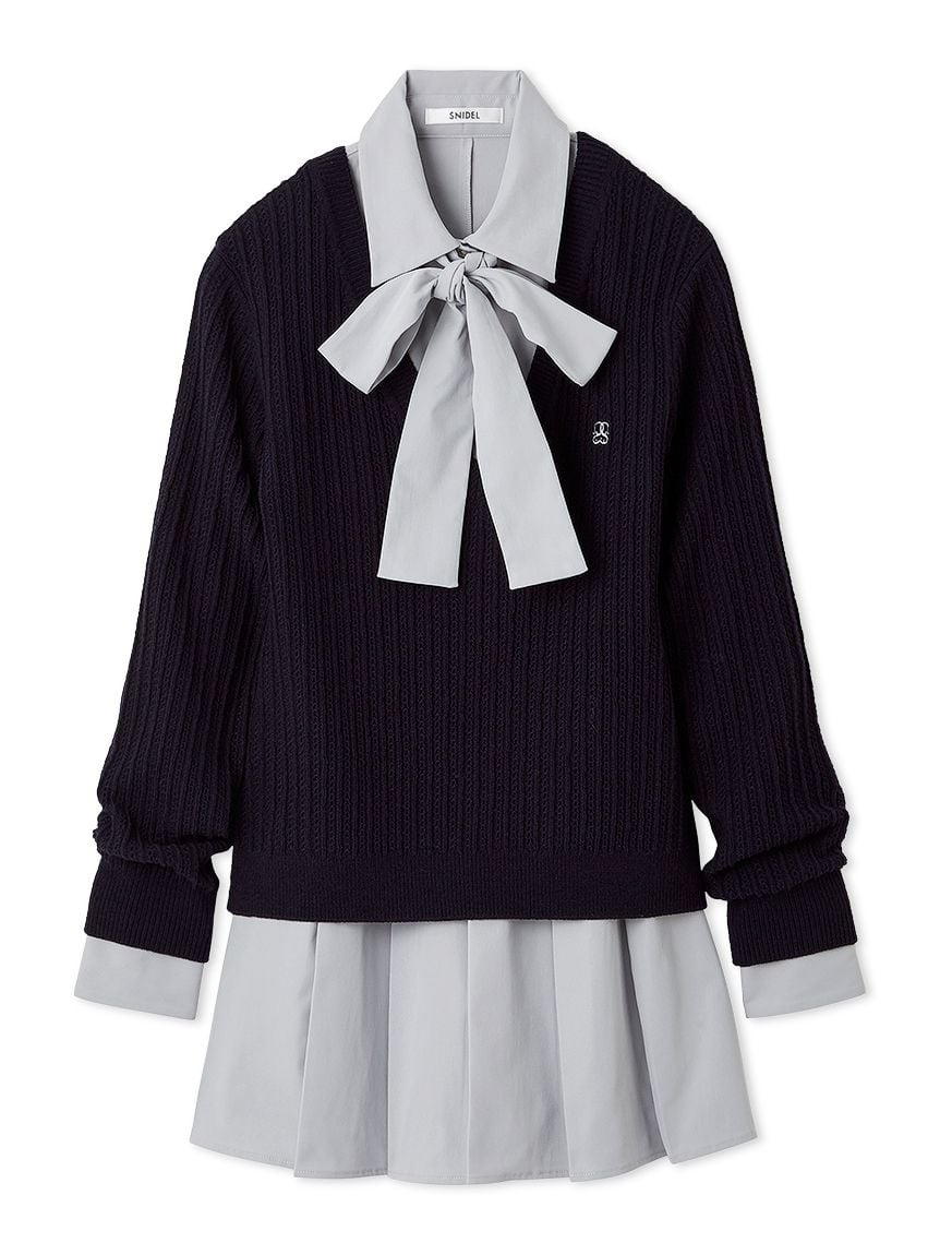 シャツコンビチュニック(シャツ・ブラウス)｜トップス｜SNIDEL