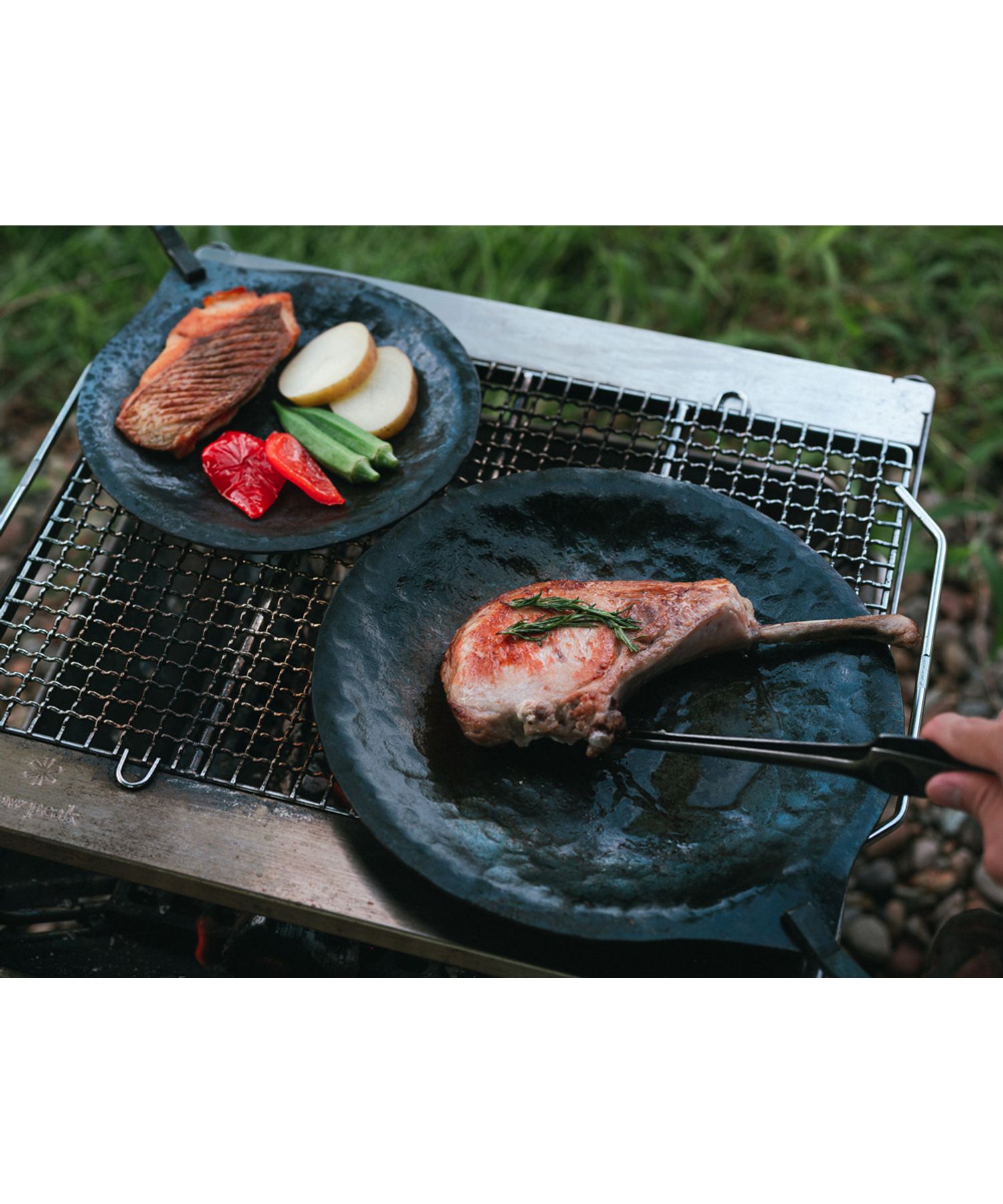 スノーピーク福山限定】Fukuyama Free Forged Ferrum Griddle 22