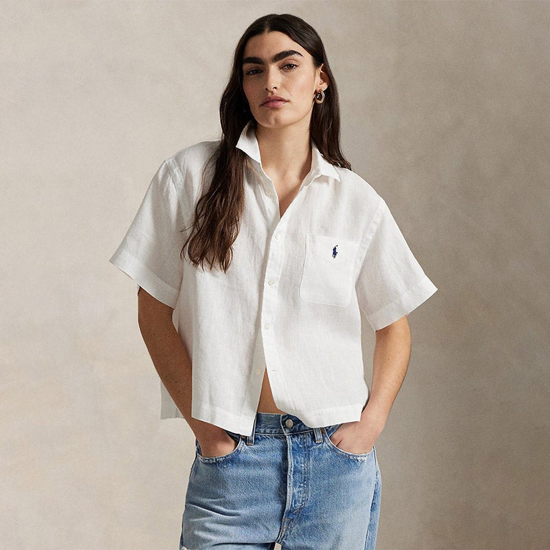 POLO RALPH LAUREN（ウィメンズ） リネン ショートスリーブ シャツ