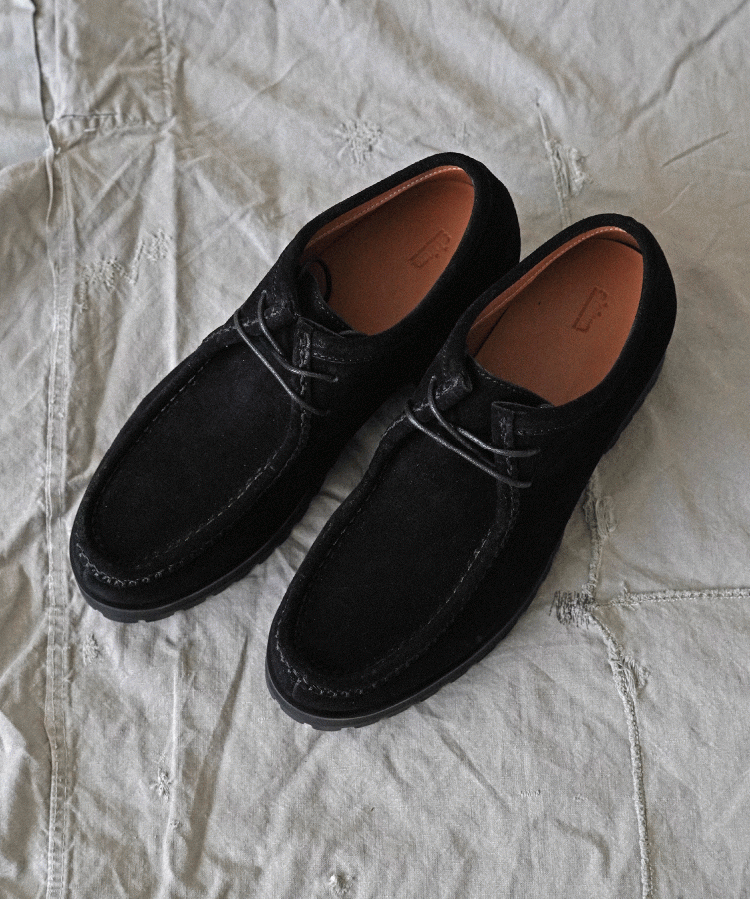 shiun(シウン) ONLINE STORE / BLACK SUEDE MOCCASIN