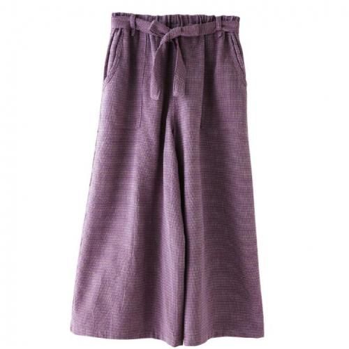 もしゃ織ベルト付ガウチョパンツ - ネパリ・バザーロの通販ショップ