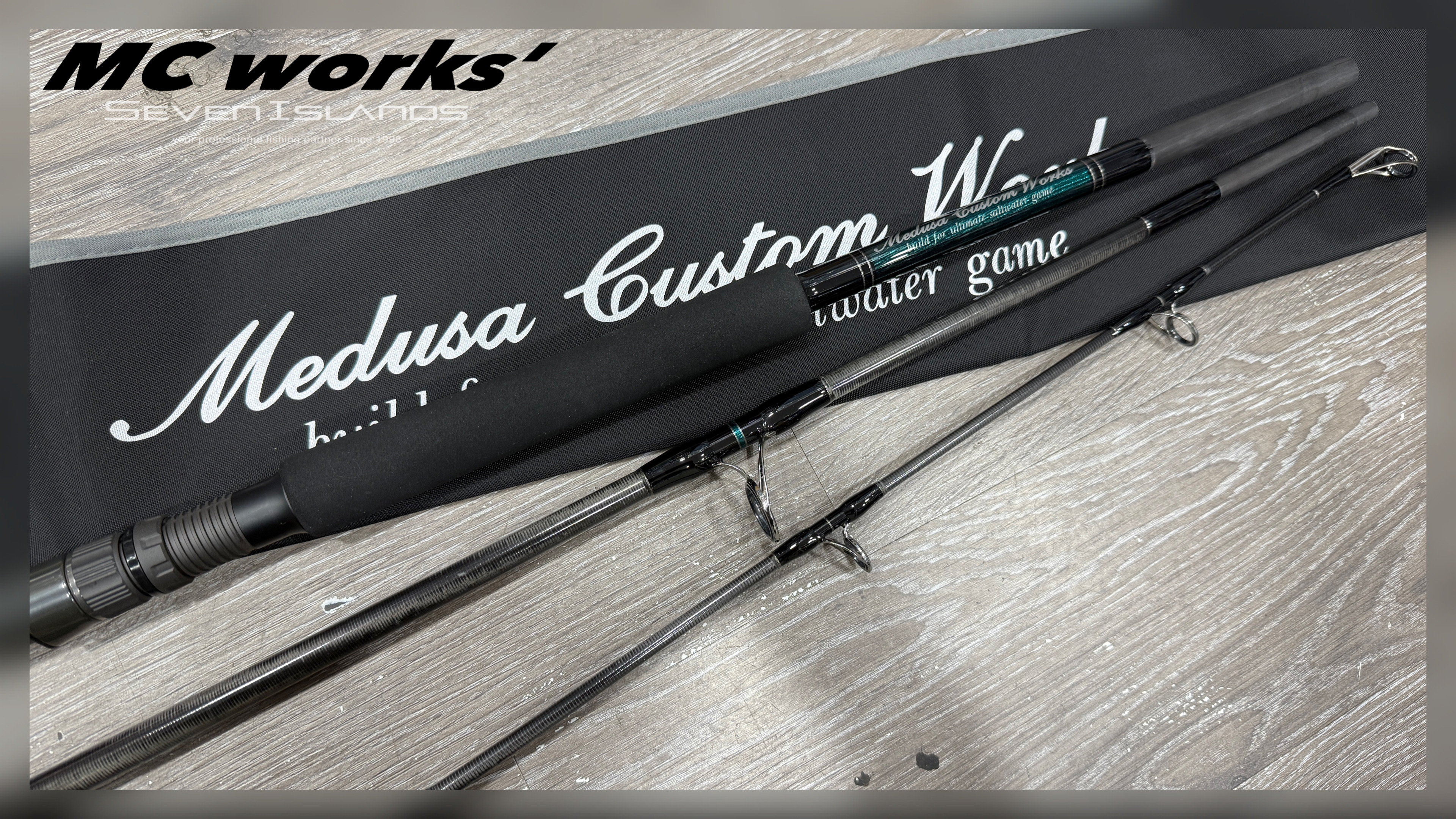 MC WORKS' Raging Bull RB100XS-Trident Shore Casting Rod