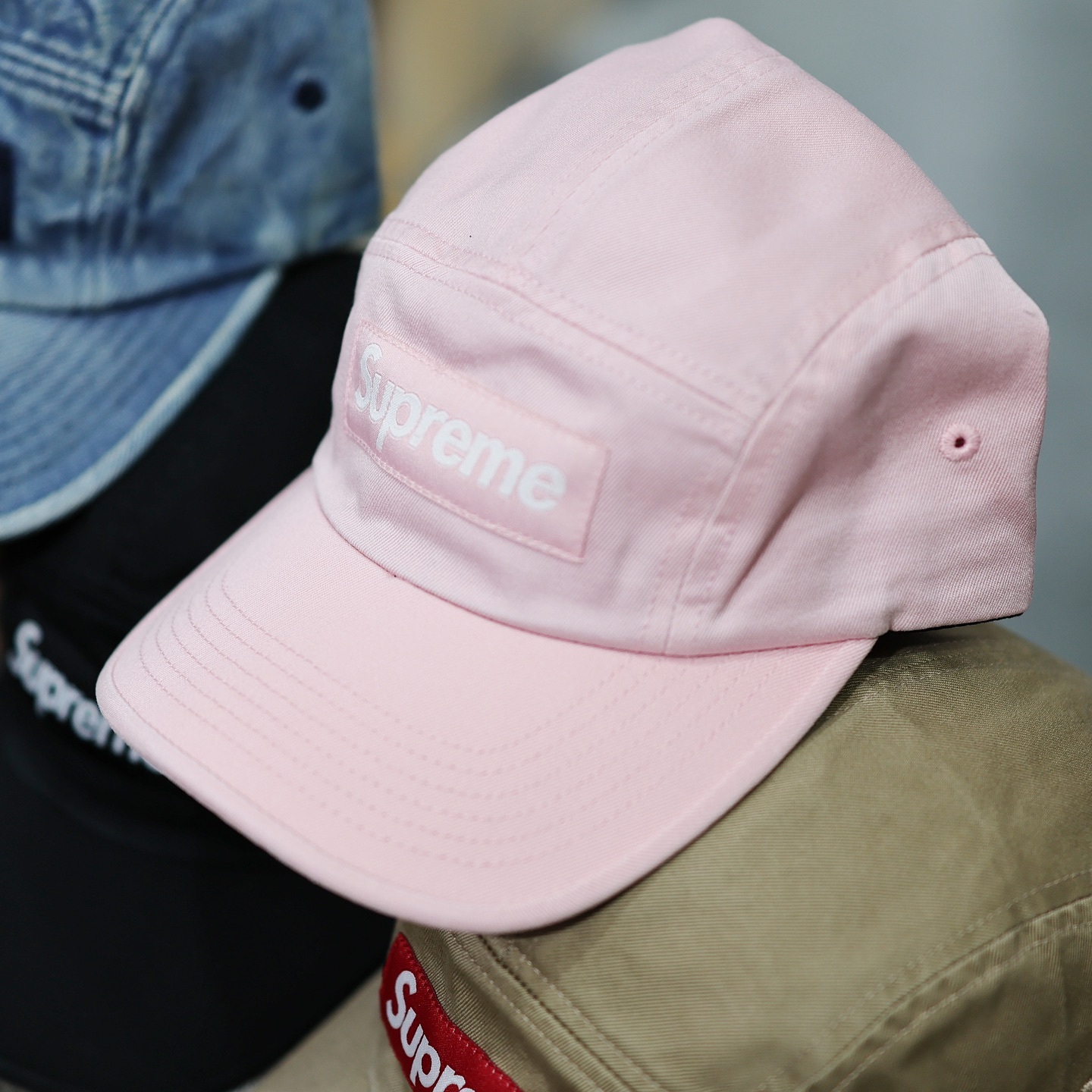 Supreme Washed Chino Twill Camp Cap 皮扣洗水帽