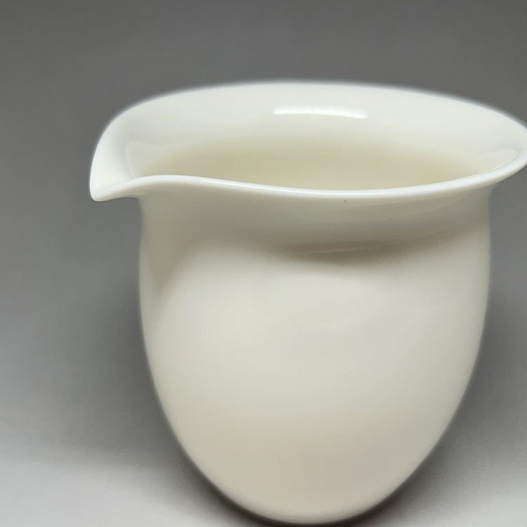 茶香自在】曉芳窯蔡曉芳大師早期作品牙白3號公道杯茶海禮盒裝