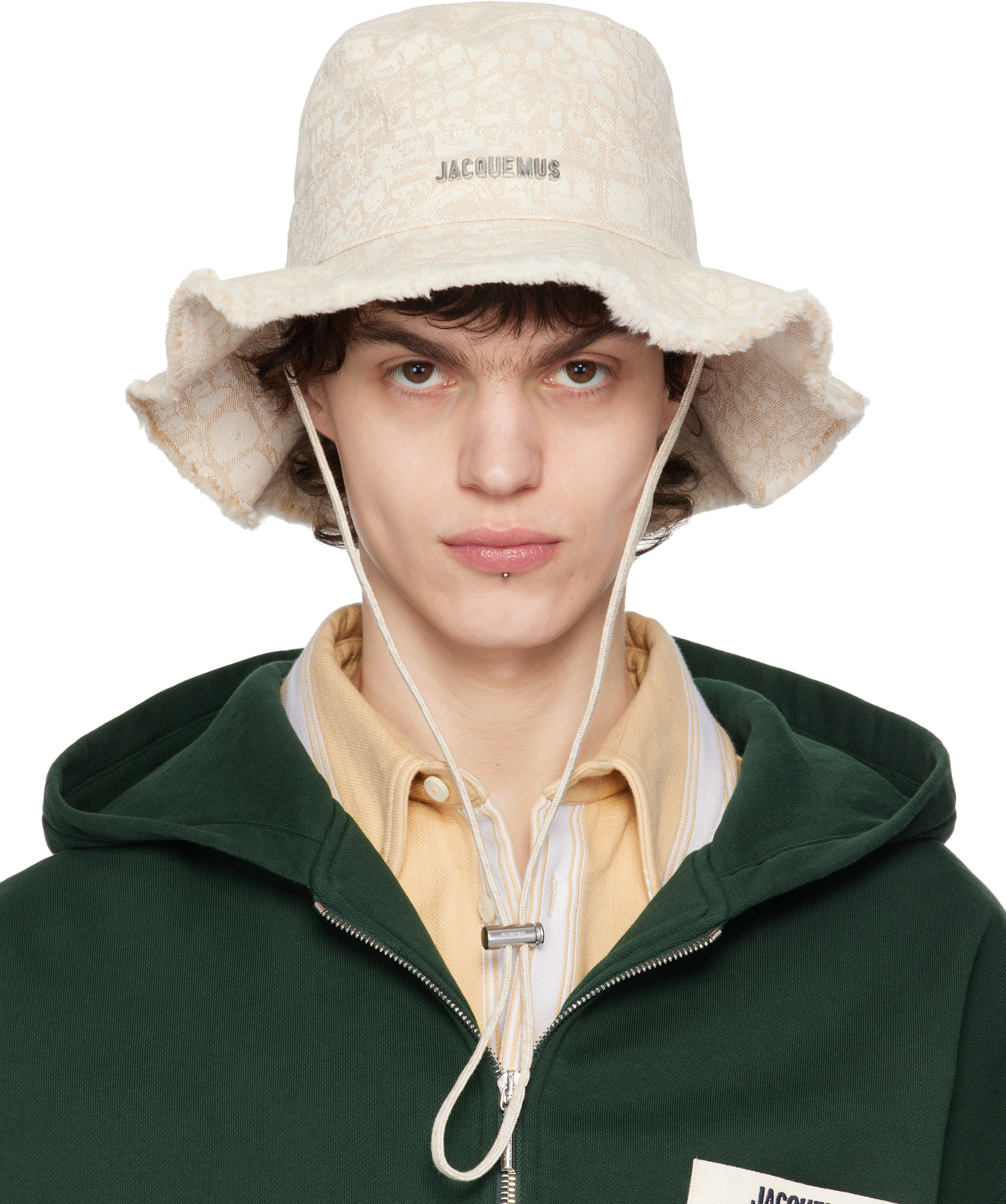 JACQUEMUSのベージュ La Croisière 'The Artichaut' バケットハットが